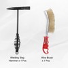 sourcing map 2pcs Welding Chipping Hammer 11.3" Slag Hammer with