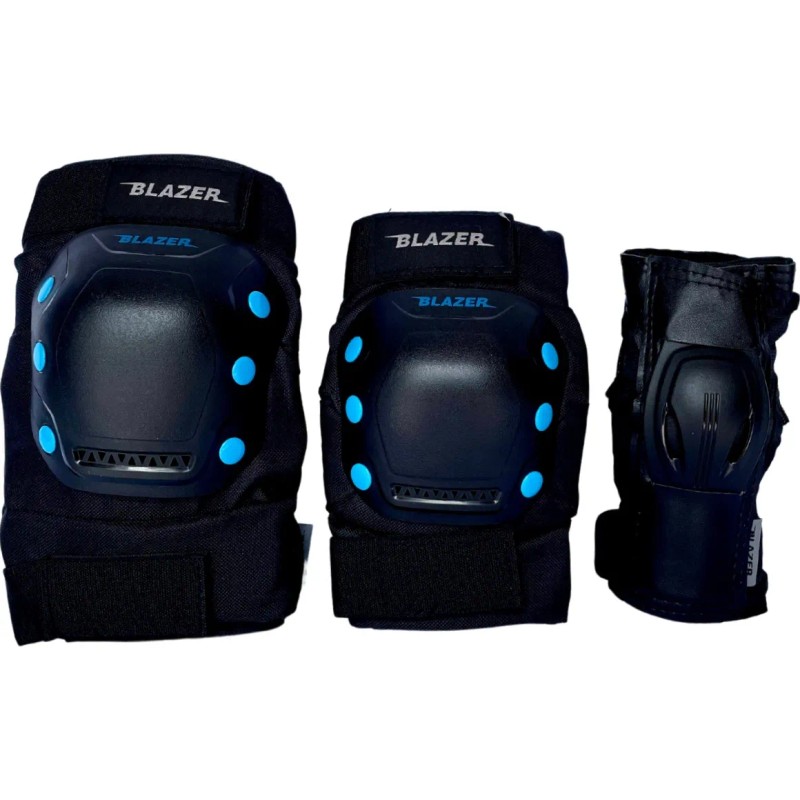 Kit De Casco+protecciones Profesionales Blazer 7 Piezas