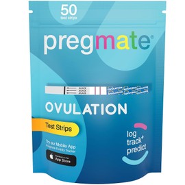 PREGMATE Kit de 50 tiras de prueba de ovulación predictor (50 unidades)