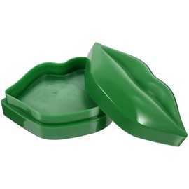 Mascarilla Labial 20 Piezas Verde de Tela No Tejida para Labios Mascarillas de Colageno, Cuidado de Labios Acción Nutritiva, para Piel de Labios