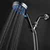 Hotel Spa 3 Colors LED Hand Shower with Temperature Display,
