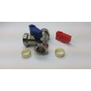 Washing Machine Tap Tee 15mm x 3/4" BSP. +2 Extra