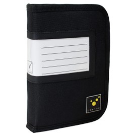 tee-uu KEYFRIEND Key Folder Black | Small | Compact | for up to 10 Keys | Fits in Glove Compartment | Labelling Templates for Labelling Field, black, Casual