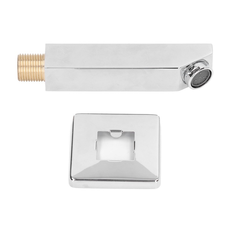 Tub Spout Brass G1/2 Connector Rectangle Wall Mounted Bathtub Faucet