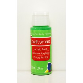 Craft Smart Acrylic Paint 2 Fl.oz. 1 Bottle 50 + Colors (Mint Green)