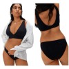 Everlane Bikini Bottom Women Small Black The Bikini Bottom Swimwear