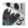 TINGSING 1 Pair Sandblasting Cabinet Gloves 23.6",Blast Protection, with 2