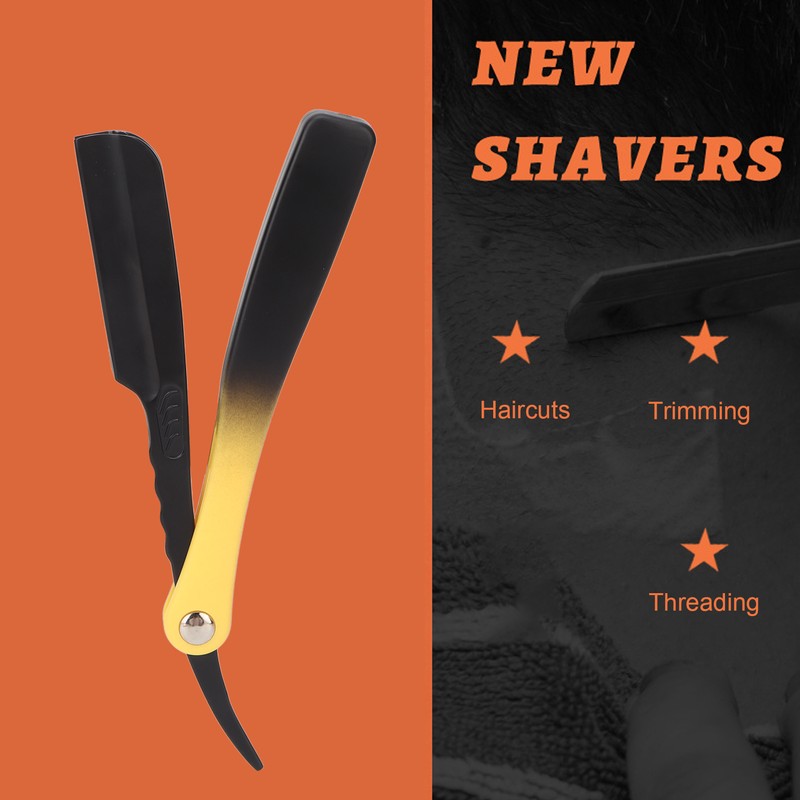 Straight Hair Cutting Trimmer Foldable Gradient Manual Straight Edge Trimmer