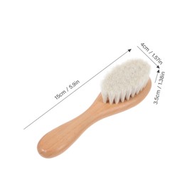 PACKOVE 2Pcs Hair Comb and Bathing Brush Set Comfortable Wooden Grooming Kit for Daily Use Easy Detangling and Scalp Stimulation Durable Design for Home Care