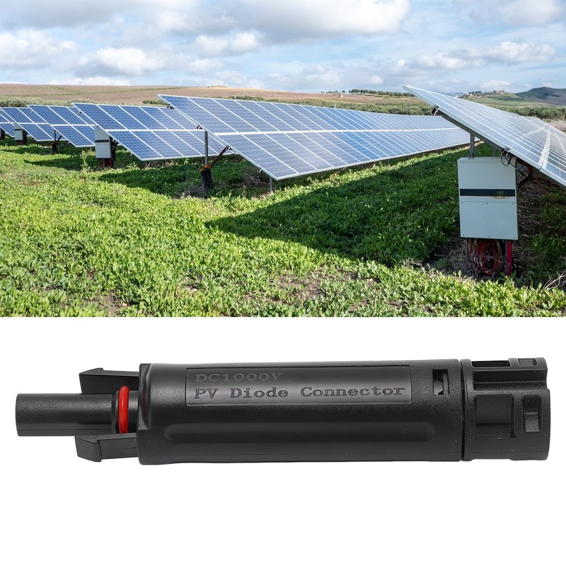 Solar Fuse Holder PV Panel Cable Connector IP68 Waterproof DC