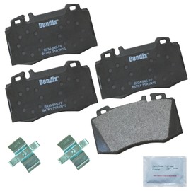 Bendix Bendix Priority1 CFM847K1 Front Brake Pads for Benz C32 AMG,C55 C230,C240,C320,C350,CL55 CL500,CL550,CLK55 CLK500,CLK550,CLS350,CLS550,E280,E500,ML55 ML430,ML500,S55 S350,S600,S600L,SL600,SLK55 SLK350