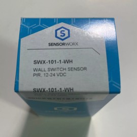 SENSORWORX New in Box 1-pc SENSORWORX SWX-101-1-WH 12-24V PIR Wall Switch Sensor - White