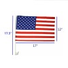 US flag 12x US American Patriotic Car Window Clip USA