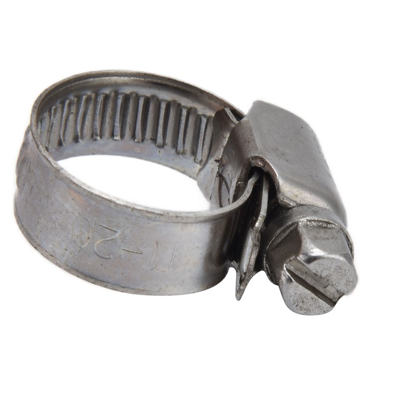 30Pcs Hose Clamps German Style Adjustable 304 Stainless Steel Fuel
