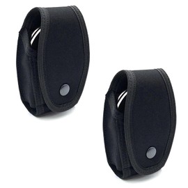 Bntyok Handcuff Holster Hand Cuff Pouch fit Chain/Hinged Standard Cuffs Holder Case Sheath for Duty Belt Police Sheriff Security Officer