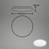 BRILONER - LED Ceiling Light with Star Decoration, LED Ceiling