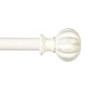 Kenney Rachel 5/8" Standard Decorative Window Curtain Rod, 28-48", Antique