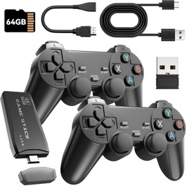 Retro Game Console with 2.4G Game Stick, Plug and Play Video Game, 4K HDMI Output,Over 20,000 Games,Easter Gifts for Adults and Children
