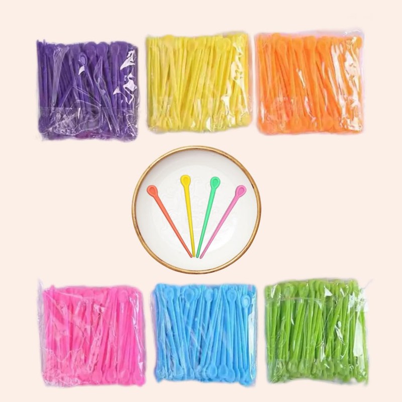 100PCS Plastic Hair Roller Pins – Durable, Reusable Curling Picks