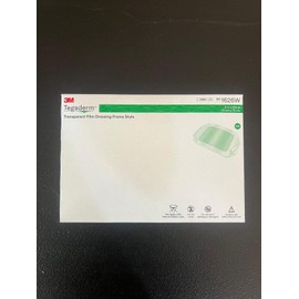Tegaderm 1626W Tegaderm Transparent Dressing 4" X 4 3/4" - Box of 50. Exp 2026-10