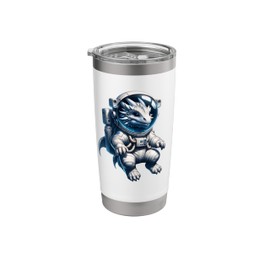 Dragon Space Suit Floating Cute Animal Astronaut Funny Stainless Steel Insulated Tumbler