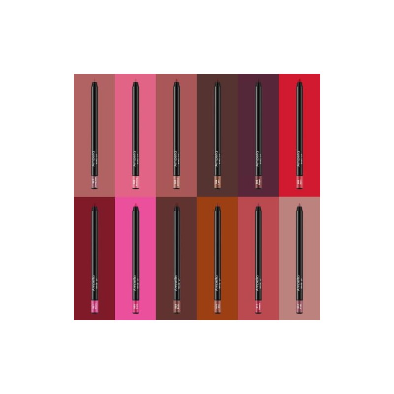 Lápiz Delineador de Labios Versátil, Acabado Mate, Natural y Sedoso,