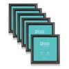 LaVie Home 4x4 Picture Frames (6 Packs, Black) Simple Designed