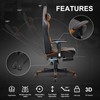 GTRACING Gaming Chair with Footrest, Ergonomic Computer Game Desk Chair,