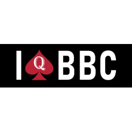 I Love BBC Sticker Fun QOS I Heart Big Black Queen of Spades