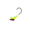 Temorah Shad Darts Jig Heads (50 Unidades, Rojo/Chartreuse)
