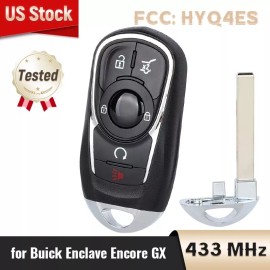 KEYECU for Buick Enclave Encore GX 2021 2022 2023 Smart Remote Key Fob 5 Button HYQ4ES