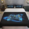 SHUAIG Children's Gamepad Bed Linen Set Boys Gamepad Bedding Set