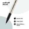 Uniball Deluxe Rollerball Pen, 12 Black Pens, 0.7mm Fine Point