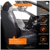 Toolzia PU Leather Car Seat Covers - Universal 5-Seat Full