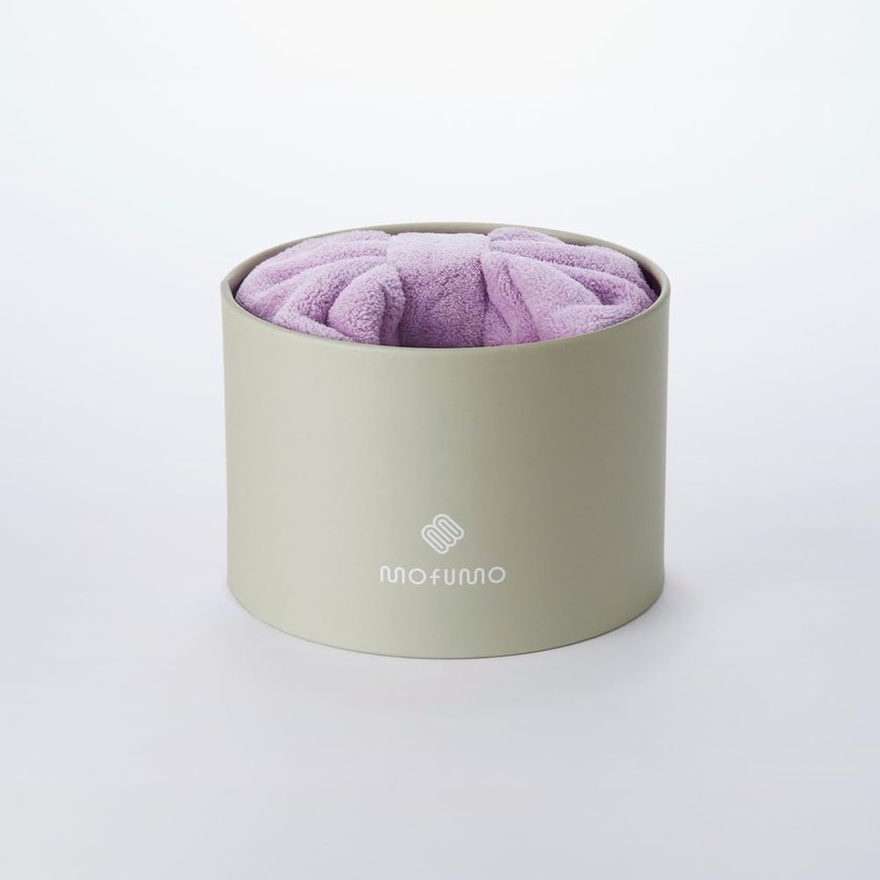 mofumo Night Care Turban, For Hair Beauty (Light Purple)