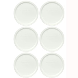 Corningware F-16-PC French White 16 Ounce Plastic Replacement Lid - 6 Pack