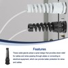 sourcing map 10Pcs Waterproof Cable Gland, M16 Nylon Spiral Strain