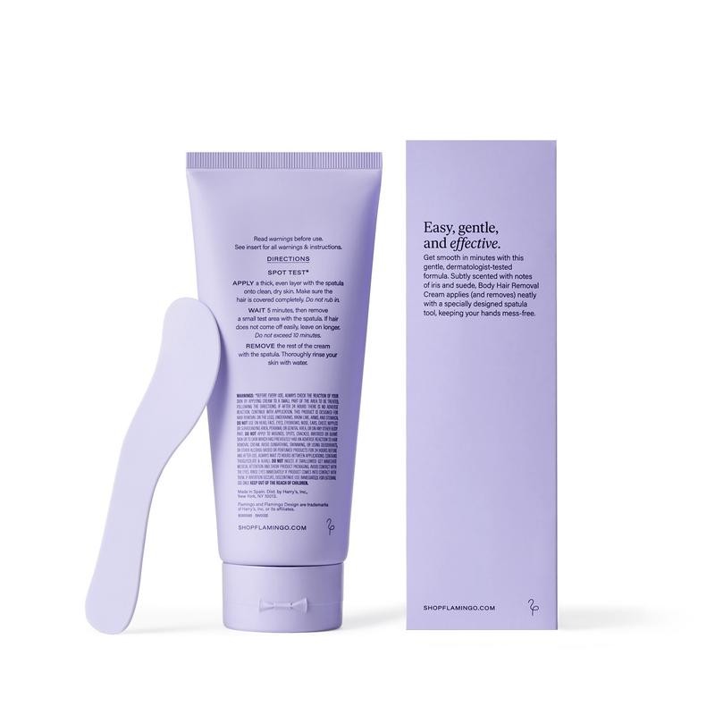Flamingo Body Hair Removal Cream - Gentle Formula for Sensitive
