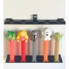 Pez Dispenser Floating Wall Display Stand, Holds 5 Collectible Footed