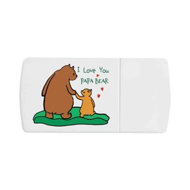 'I Love You Papa Bear' Pill Box with Tablet Splitter (PI00028436)