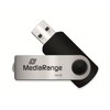 MEDIARANGE MR913 USB Stick 2.0 128 GB Black/Silver