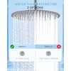 KINLIV 16 inch Large Ceiling Rainfall Shower Head Chrome -