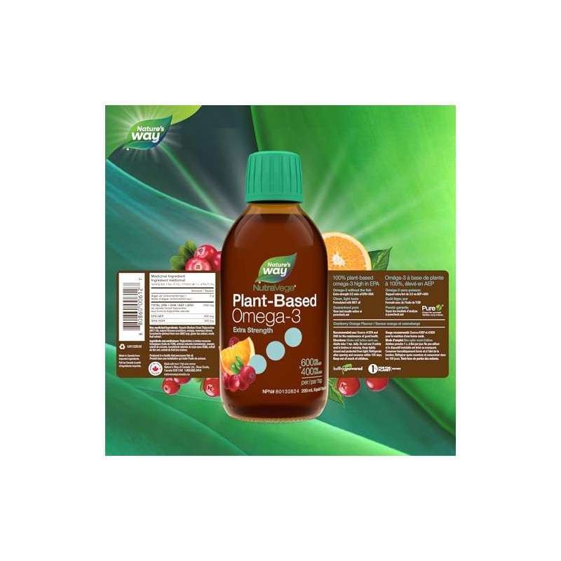 Natures Way NutraVege Extra Strength CranberryOrange 200 mL - Omega3