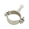2Pcs Stainless Steel Pipe Support, Adjustable Pipe Bracket Clamp Pipe