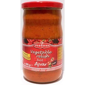 Podravka Hot Ajvar , Spicy , 24.5 Oz