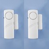 2 Pack Door/Window Alarm Magnetic, Wireless Security Sensor Burglar Alarm