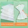 4 Pack A4 Plastic File Folder Poly Envelopes Expanding File