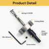 EZONEDEAL 5 Pcs Drill Bit Set, 16mm/ 18.5mm/ 20mm/ 25m/