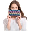 XLKJ Geometric Long Wallet, Luminous Purses and Handbags for Women,