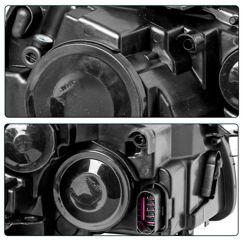 TUSDAR Fits for 2010-2014 Volkswagen Golf/Jetta Sportwagen/GTI MK6 Headlight Assembly